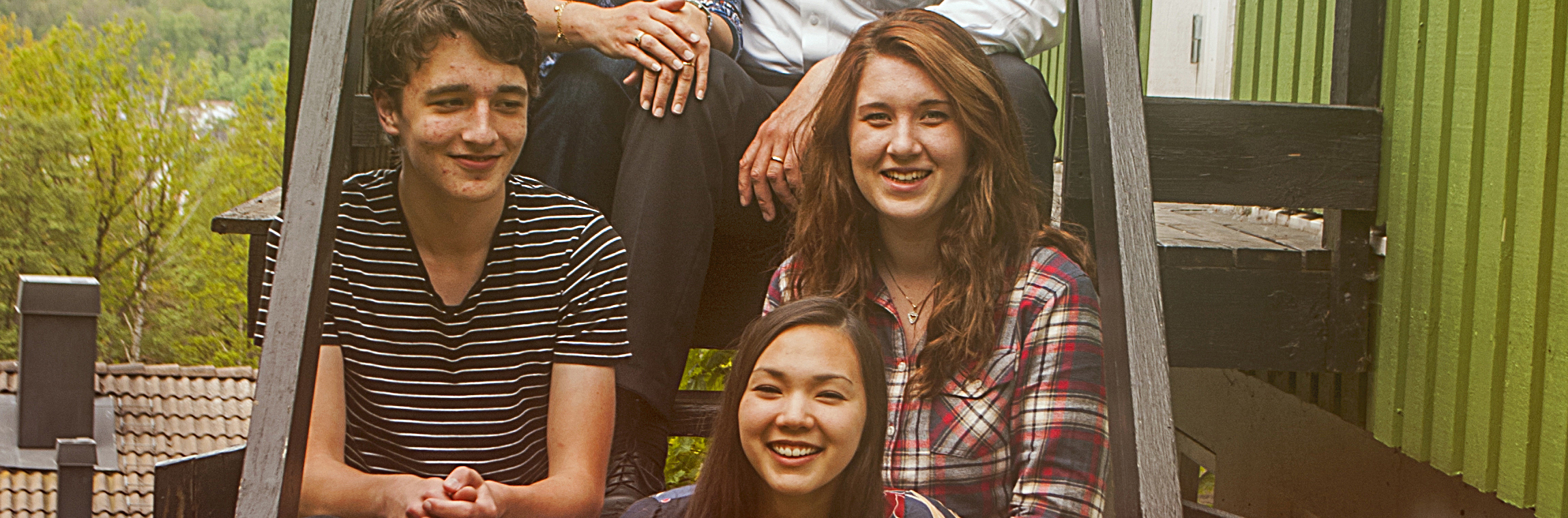 Outdoor family portrait